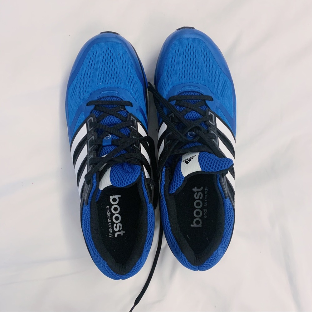 blue adidas shoes